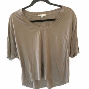 COPY - James Perse Slouchy Scoop Neck Mauve Tee